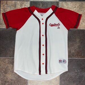 Genuine Merchandise Kids Baseball Jersey - Red and White